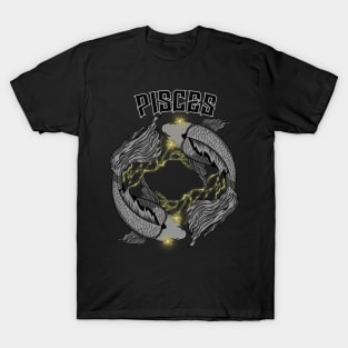 Lightning Pisces (Yellow) T-Shirt